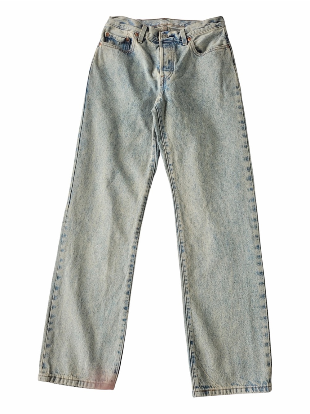 ✅ Levi’s classic 501 90s Light Wash Straight Leg Jeans size 27